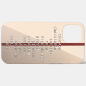 Faites votre nom ou message avec Crosswords? Coque (Verso (horizontal))