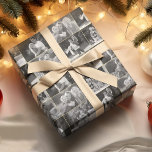 Faites votre photo couleur en noir et blanc<br><div class="desc">Créez votre propre style de look personnalisé, personnalisé, unique, unique, unique, vintage style, stylisé, tendance, chic, élégante typographie de script faux or, qualité de qualité supérieure, six collage photo noir et blanc papier d'emballage cadeau collage photo. Pour personnaliser, il suffit d'ajouter 6 de votre famille / couple / enfants /...</div>
