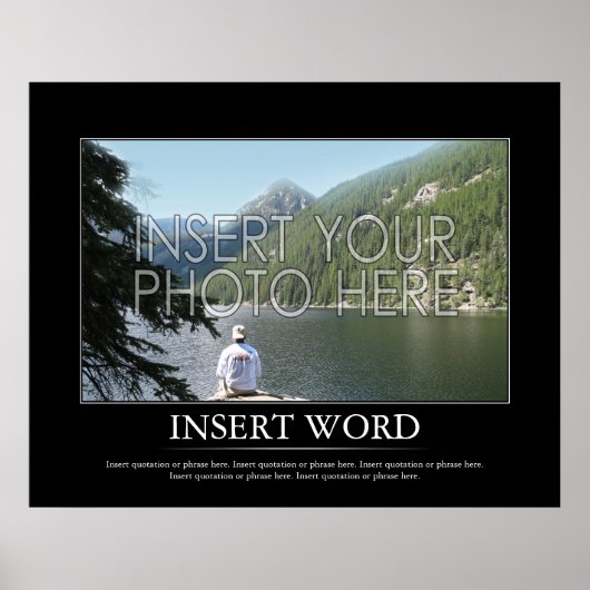 Faites votre propre affiche de motivation (Devant)