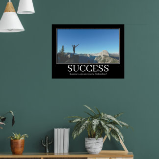 Faites votre propre affiche de motivation succès