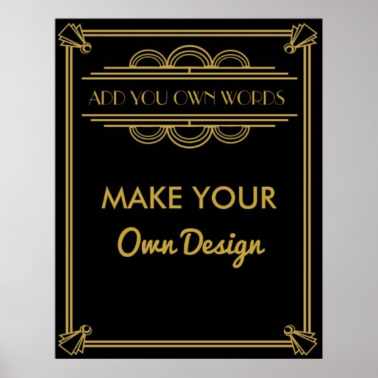 Faites votre propre affiche pour votre fête (Devant)