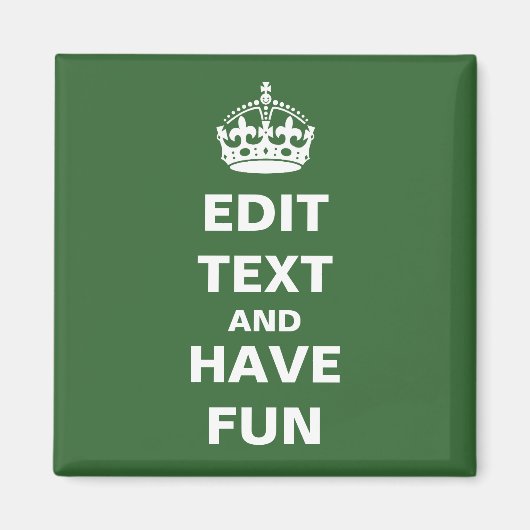 Faites votre propre aimant parodique ! (Devant)