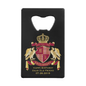 Faites votre propre blason Emblème d'aigle rouge o (Dos)