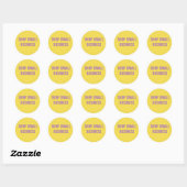 FAITES VOTRE PROPRE BUSINESS STICKERS (Feuille)