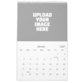 Faites votre propre calendrier fait sur commande (Jan 2027)