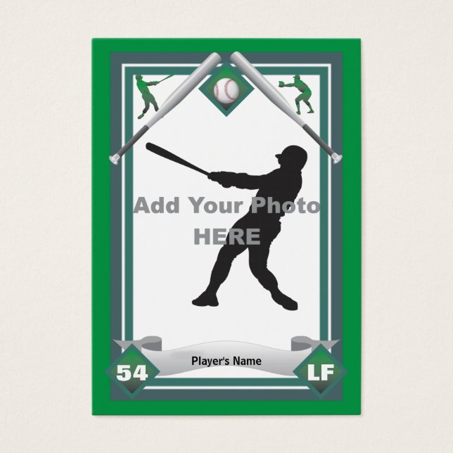 Faites votre propre carte de baseball (Devant)