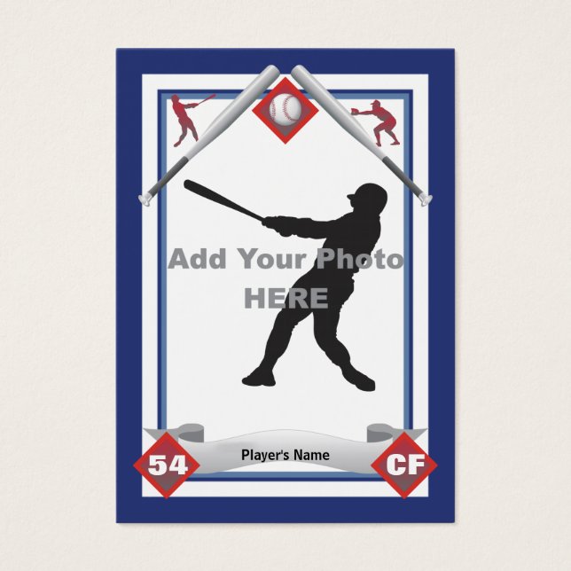 Faites votre propre carte de baseball (Devant)