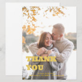 Faites votre propre carte de remerciements personn (Devant / Derrière)