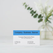 Faites votre propre carte de visite avec des banni (Debout devant)