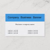 Faites votre propre carte de visite avec des banni (Dos)