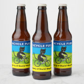 Faites votre propre chat étiquette de bière à vélo (Bouteilles)