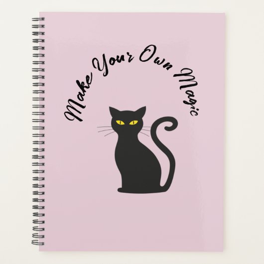 Faites votre propre chat noir mignon magique (Devant)