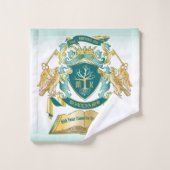 Faites votre propre Emblem Tree Livre clé Couronne (Gant de toilette)