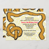 FAITES VOTRE PROPRE invitation de fête (Devant / Derrière)