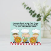 Faites votre propre Invitation de fête d'anniversa (Debout devant)