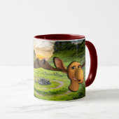 Faites votre propre légende - Mug vert (Devant droit)