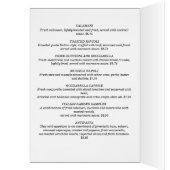 Faites votre propre menu du restaurant (Intérieur (Gauche))