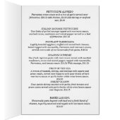 Faites votre propre menu du restaurant (Intérieur (Droit))