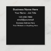 Faites votre propre Modèle Carte de visite de code (Dos)