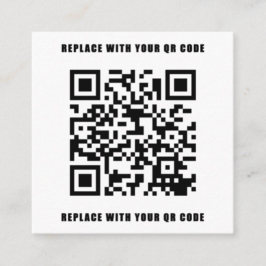 Faites votre propre Modèle Carte de visite de code (Devant)