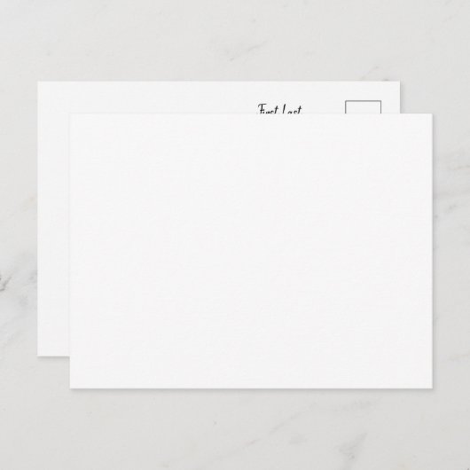 Faites votre propre Modèle de carte postale (Devant / Derrière)