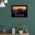 Faites votre propre Motivational Poster succès ran<br><div class="desc">Conçu Par Les Pommes Arty</div>