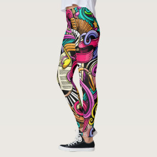 Faites votre propre musique Pop Fashion Leggings