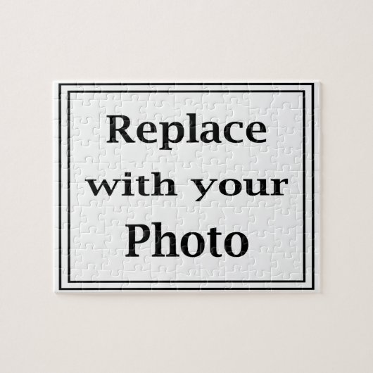 Faites votre propre photo Jigsaw Puzzle Modèle en  (Horizontal)