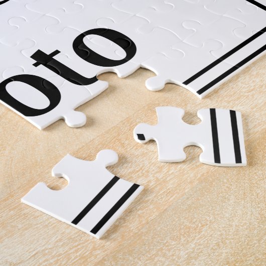 Faites votre propre photo Jigsaw Puzzle Modèle en (Côté)