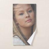 Faites votre propre photo personnalisée (Serviette à main)