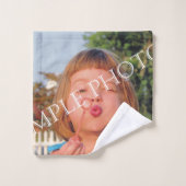 Faites votre propre photo personnalisée (Gant de toilette)