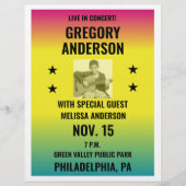 Faites votre propre prospectus Concert (Devant)