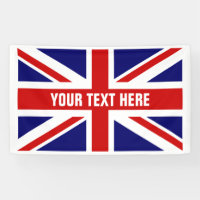 Faites votre propre signe britannique de bannière