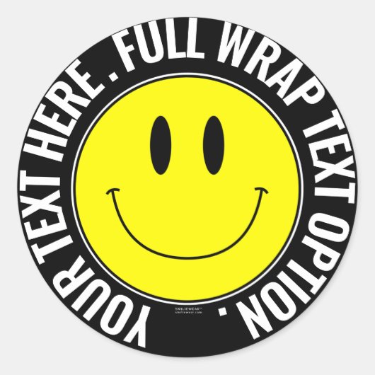 Faites votre propre Smilie Sticker rond, Enveloppe (Devant)