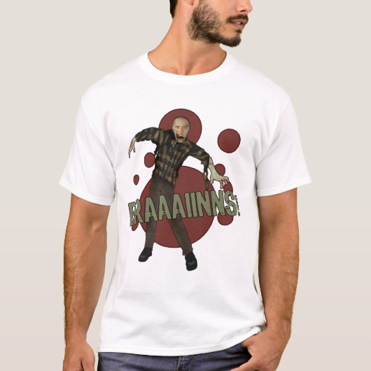 Faites votre propre T-shirt de zombi (Devant)