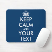 Faites votre propre Tapis de Souris Keep Calm And (Avec souris)