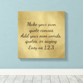 Faites votre propre toile de devis (or) (Insitu (Plancher de Bois))