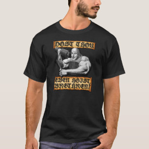 Faites-vous même T-shirt noir de gymnase de Bro