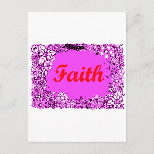 Faith 3 briefkaart (Voorkant)