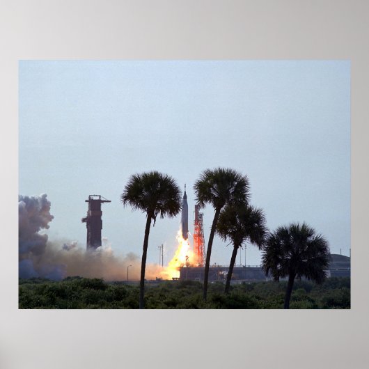 Faith 7 (Mercury Atlas 9) Lancering Poster (Voorkant)