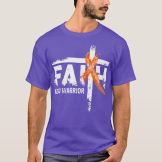 Faith ADHD Awareness Oranje Ribbon Christelijk Cro T-shirt