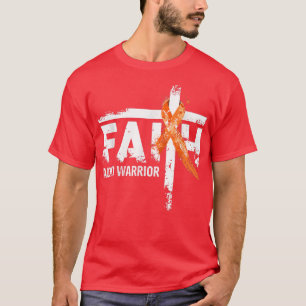 Faith ADHD Awareness Oranje Ribbon Christelijk Cro T-shirt