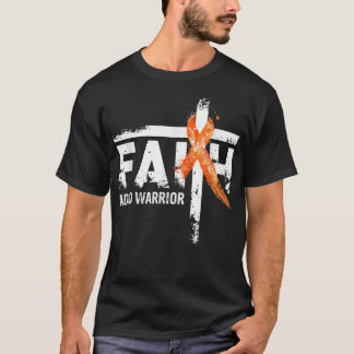 Faith ADHD Awareness Oranje Ribbon Christelijk Cro T-shirt