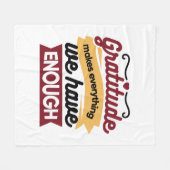 Faith and Gratitude Artwork – Uplifting Christian  Fleece Deken (Voorkant (Horizontaal))