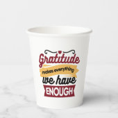 Faith and Gratitude Artwork – Uplifting Christian Papieren Bekers (Achterkant)