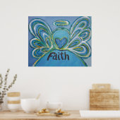 Faith Angel Art Poster Print (Keuken)