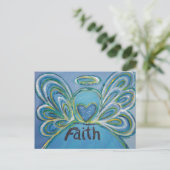 Faith Angel Briefkaart (Staand voorkant)