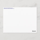 Faith Angel Briefkaart (Achterkant)