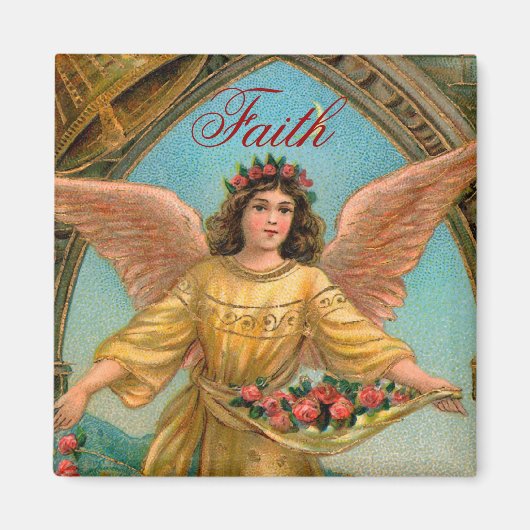 Faith Angel Magnet - 2 van een set van 4 Magneet (Voorkant)