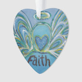 Faith Angel Word Art Cadeau de vacances (devant)